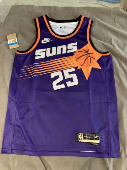 NBA 25 Bridges Phoenix Suns 2022-23 classic edition Maillot Violet